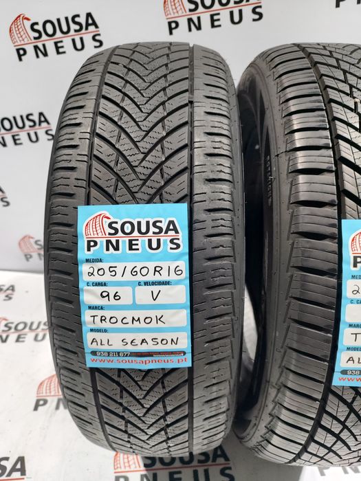 2 pneus semi novos 205-60R16 96V - Oferta da entrega na sua morada