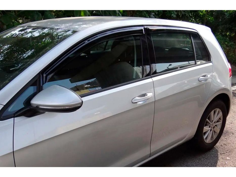 Ветровики для Volkswagen Golf 7/E-Golf Поликарбонат HIC (4 шт)
