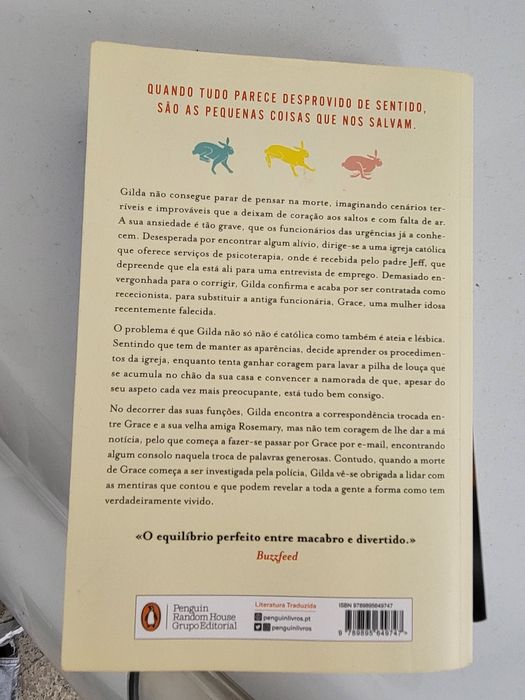 Livro "Toda a gente nesta sala um dia há de morrer"
