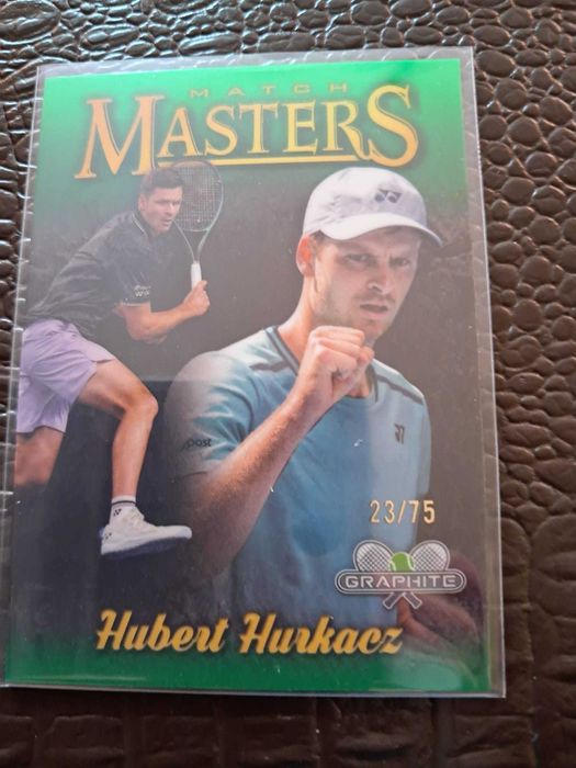 2024 Topps Graphite Tennis - Hubert Hurkacz Match Masters Green Refractor /75