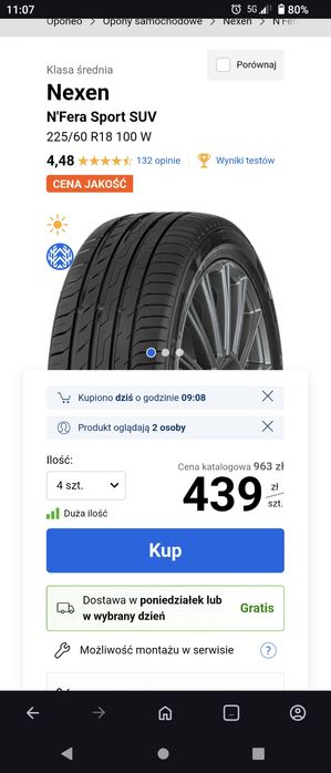 Opony Nexen  Nfera Sport 225/60/R18 SUV 2024