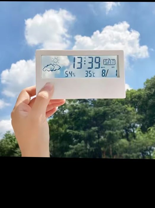 Часы погода будильник