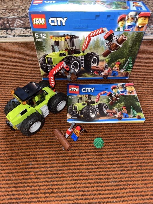 LEGO 60181 City Лісовий трактор Повний набір з мініфігурками