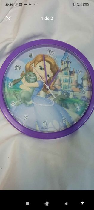 Relógio princesa da Disney