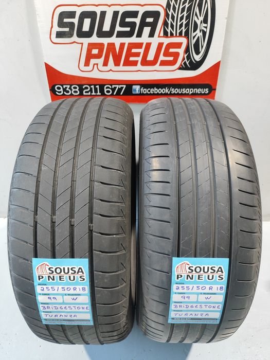 2 pneus semi novos 225-50R18 Bridgestone - 120 euros Oferta dos portes