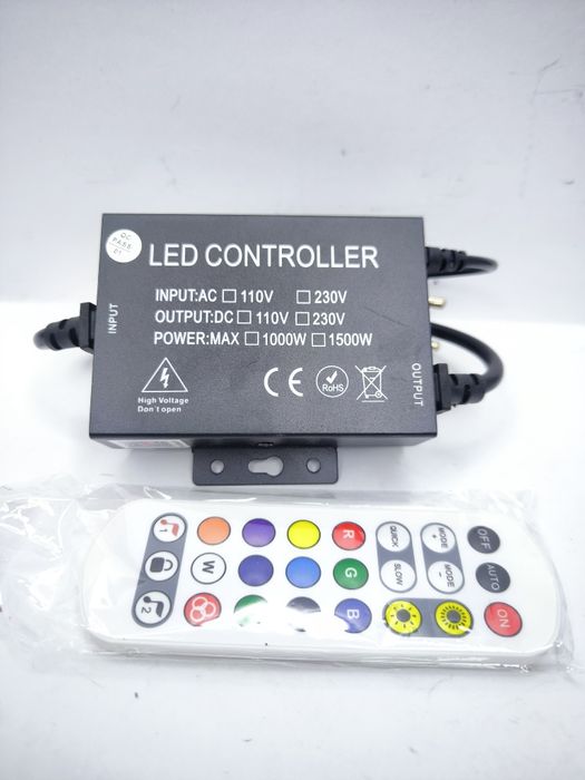 Mocny Kontroler Sterownik LED 230V | 1500W | AC/DC | Do Neonów i Taśm