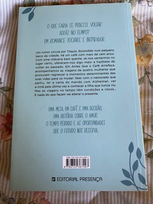 Livro “ Antes que o cafe arrefeça”