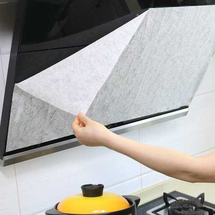 Паперовий фільтр для кухонної витяжки 43×45 см, універсальний жиропоглинаючий фільтр
