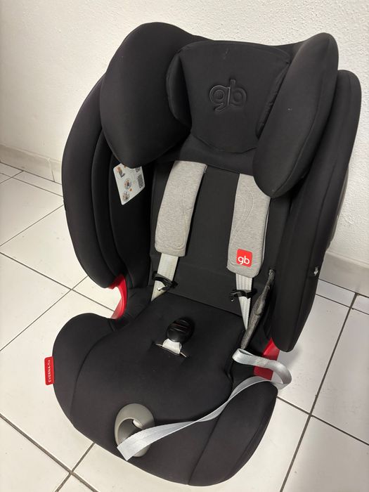 Cadeira Auto GB EVERNA-FIX Velvet Black (Grupo 1/2/3 | 9-36 kg)