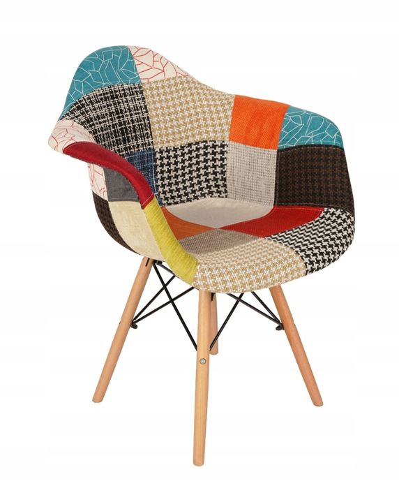 Krzesła patchwork nowe- 2 sztuki