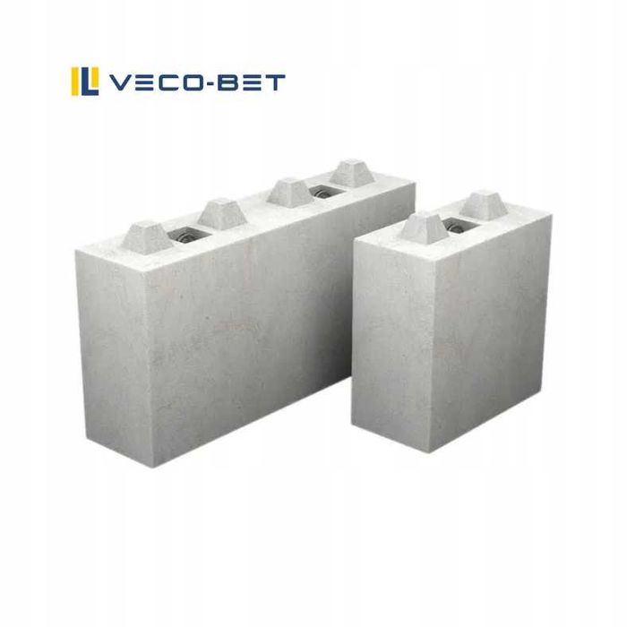 Blok betonowy typ 40 / bloki betonowe / mury oporowe / klocki/zasieki