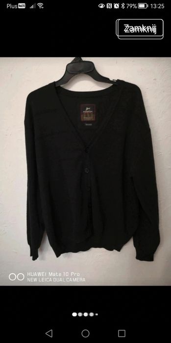 Męski sweter rozpinany