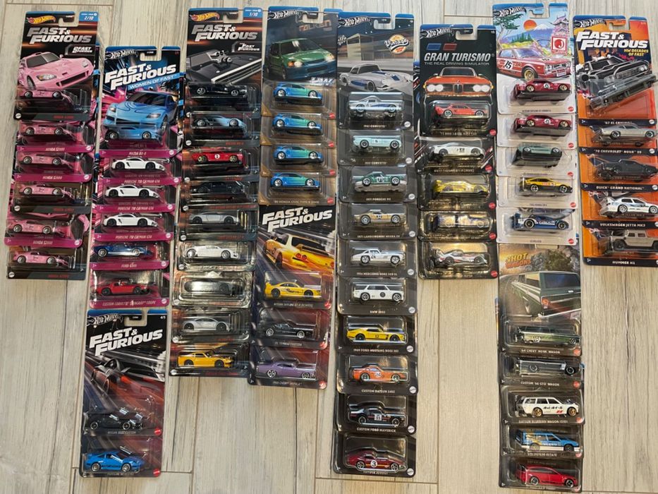 Kolekcja zabawek HotWheels
