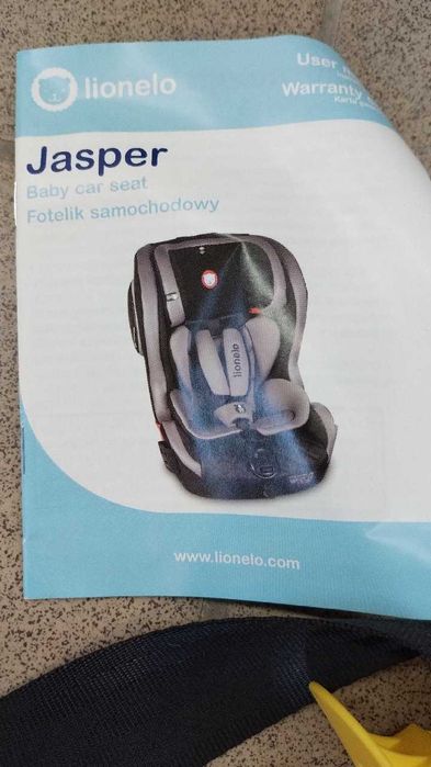 Fotelik Lionelo Jasper 9-36 KG ISOFIX + TOP Tether