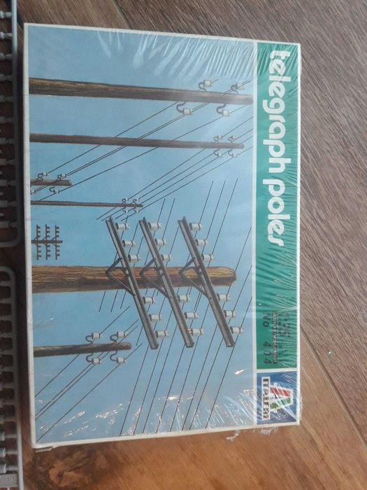 Słupy telegraficzne model do sklejania
