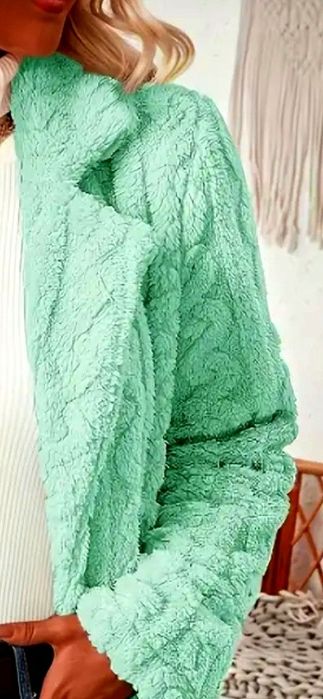 Misiek damski kurtka , płaszczyk kolor miętowy rozm 46