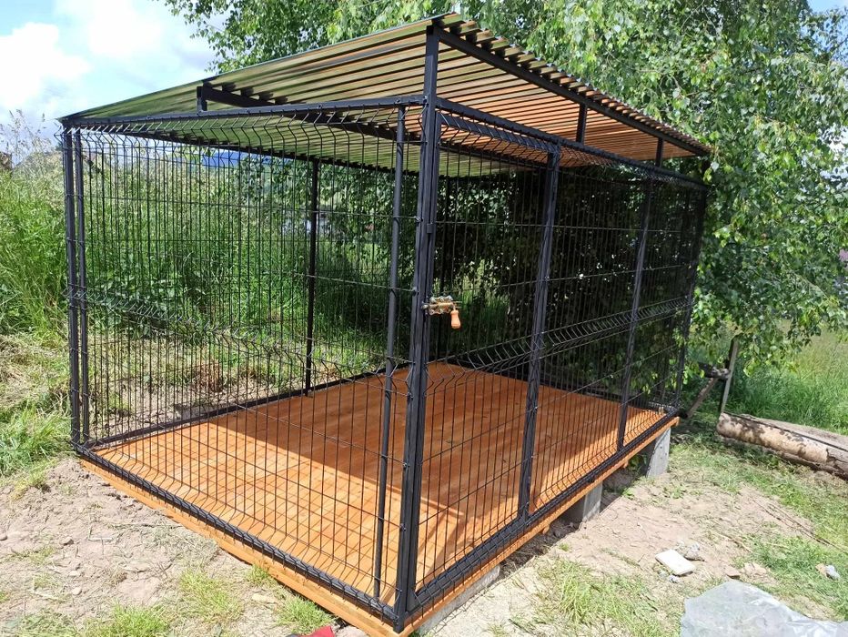 Kojec dla psa 3x2m z panelu3D. Super kojec!!!