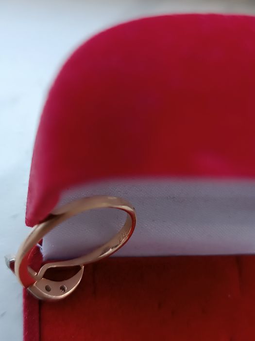 Кольцо каблучка ссср 583  с бриллиантами  діамантами 3,36г р.18-18,5