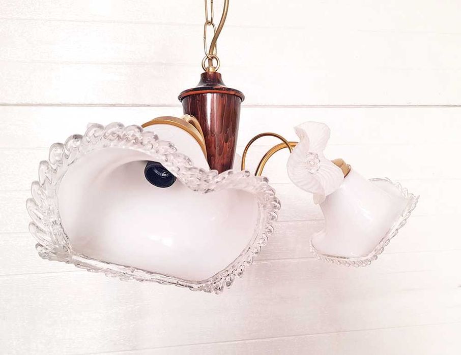 Vintage Ceiling Lamps with 3 Light Bulbs