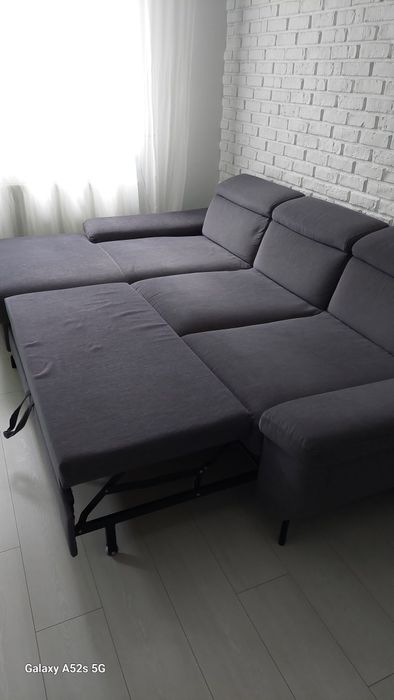 Szary naroznik Bydgoskie Meble Rima
