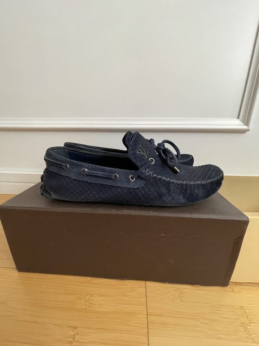 Мокасины LV 45 синие