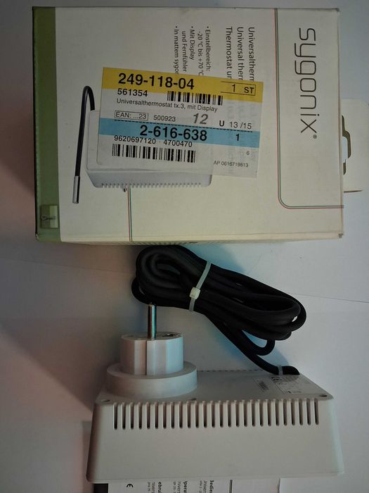 Gniazdo programowalne z termostatem Sygonix tx.3  -20 do +70 stC