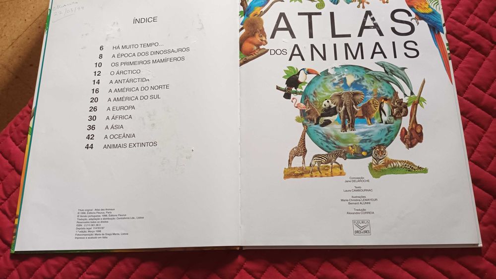 Livro - Atlas dos Animais