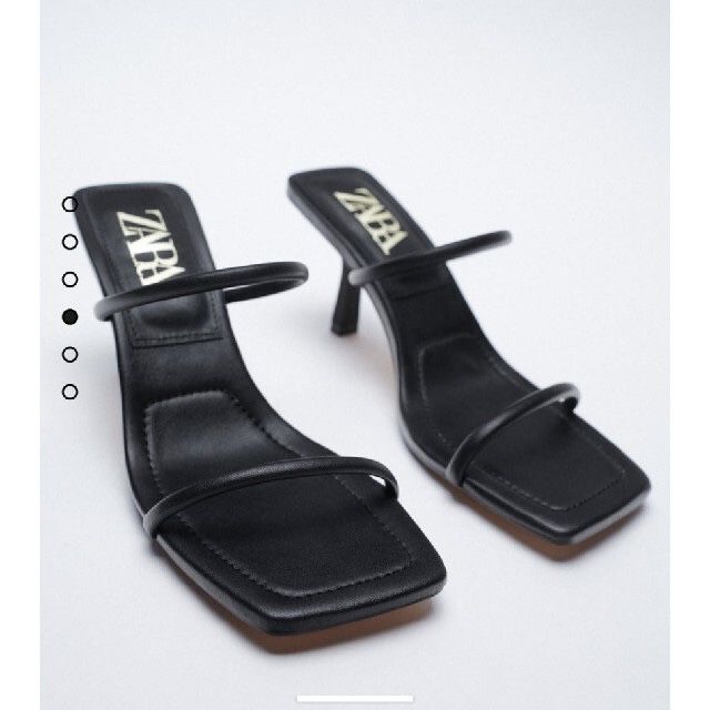 Босоножки черные  zara