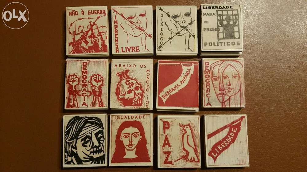 12 carteiras de fósforos anos 60/70