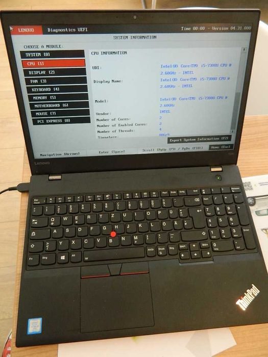 Lenovo ThinkPad T570 Core i5-7300U