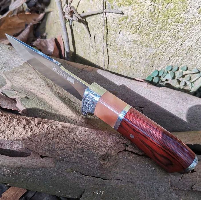 Нож туристический Columbia K315C с фиксированным лезвием / Нож охотничий / Нож тактический