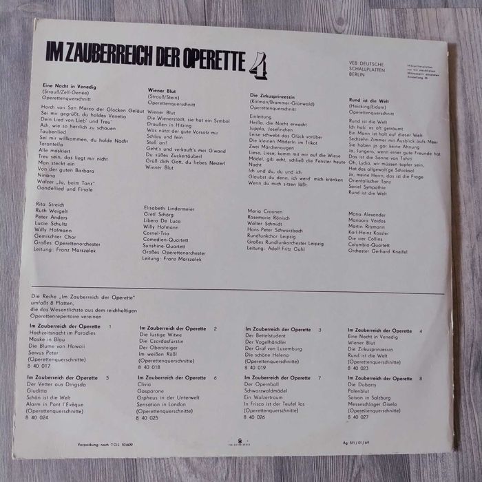 Zestaw 2 LP / Operetka - Strauss, Kalman, Heicking (opis!)
