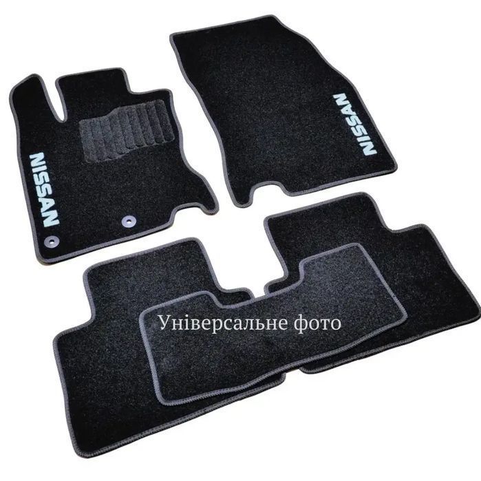 Ворсові коврики в салон NISSAN Tiida\ X-Trail\ Qashqai\ Note \Нісан