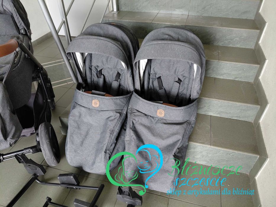 Wózek dla bliźniąt 3w1 KOMIS