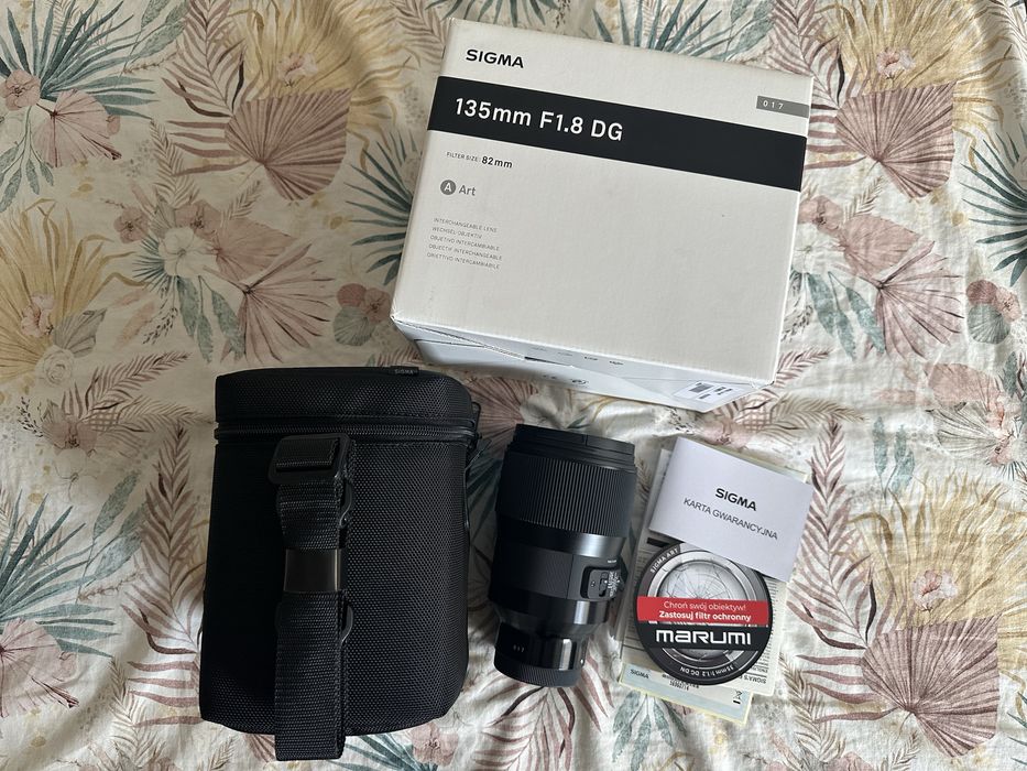 Obiektyw Sigma 135mm f/1.8 ART DG Sony GWARANCJA