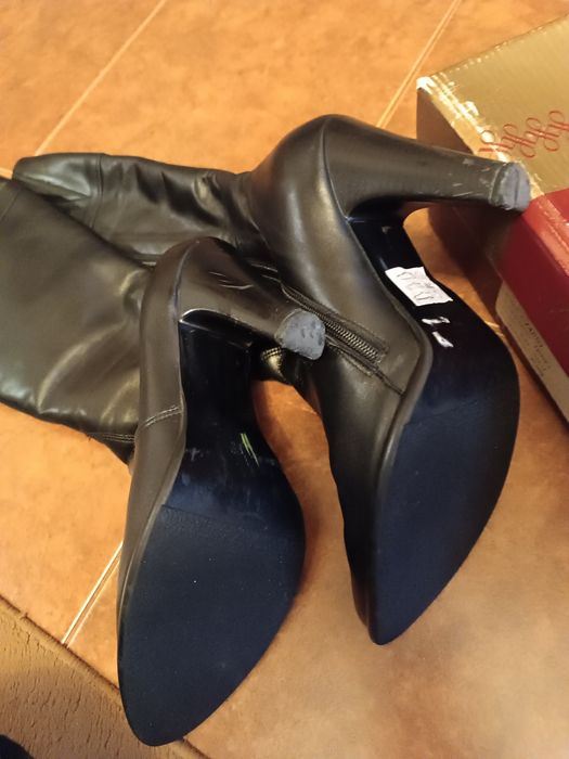 Buty zimowe z naturalnej skóry Baldaccini