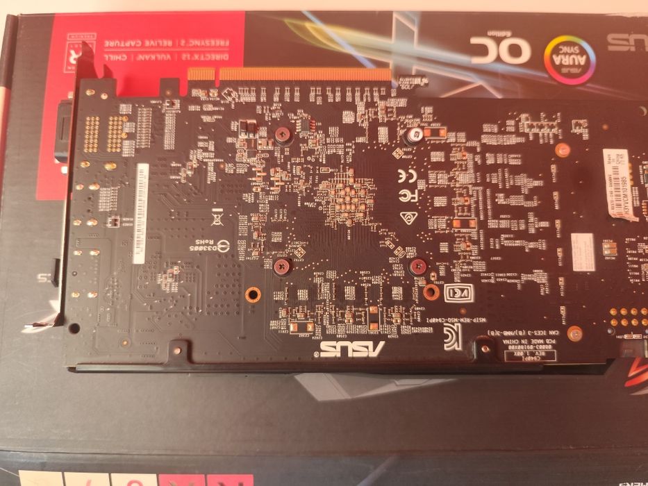 Відеокарта rx 570 4gb asus rog strix