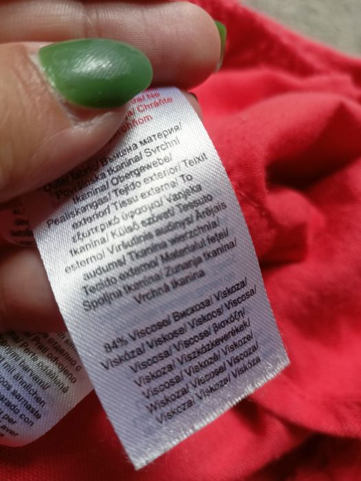 Ogrodniczki len wiskoza szerokie wide leg, na 5-6 lat