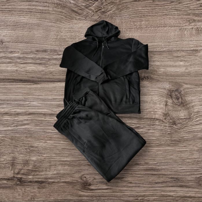 Dres męski rozpinany czarny XL