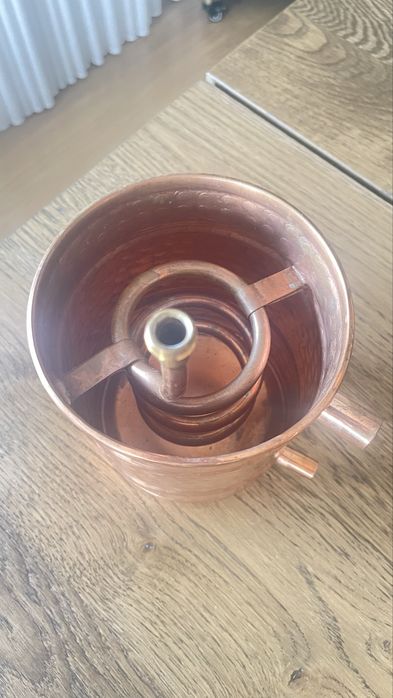 Alambique Tradicional em Cobre 5L – Artesanal / Feito à Mão