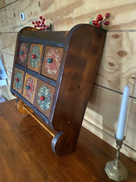 Szafka półka kuchenna przyprawnik vintage rustykalny wysyłka