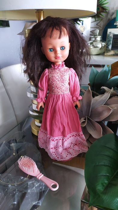 Boneca antiga EFFE anos 60+ vestido e sapatos nancy ibicenca anos 70