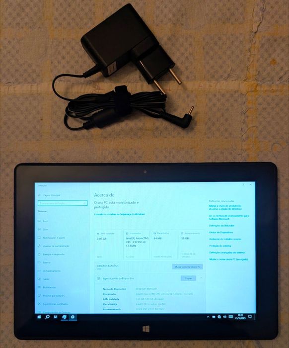 Tablet Windows ideal para internet e office word excel