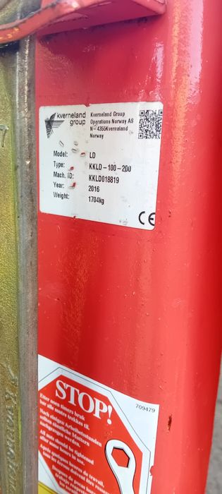 Pług kvernelad  ld100 jak nowy