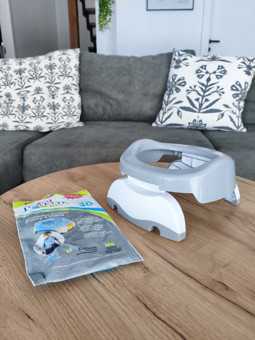 Nocnik turystyczny Potette Plus szary biały