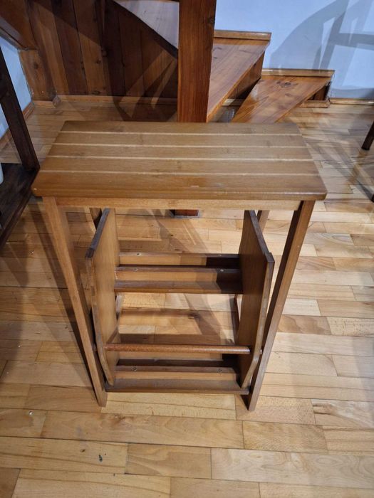 Taboret schodki drewniany