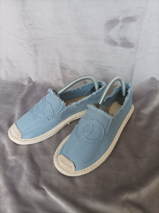 Buty espadryle niebieskie