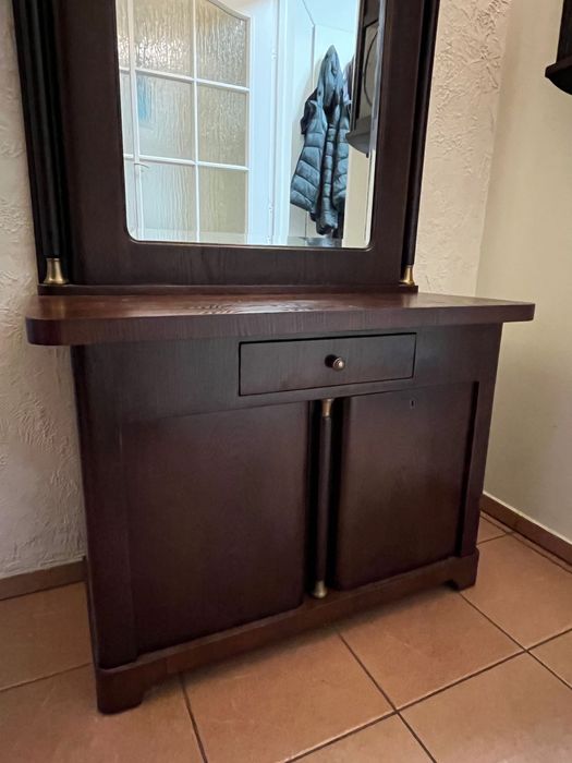 Komoda powojenna + ZEGAR