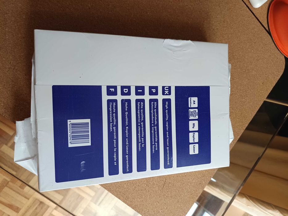 Resma de papel de impressão A4