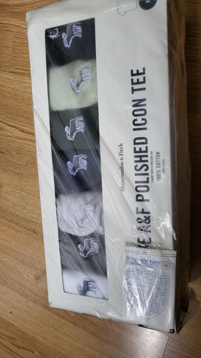 Abercrombie&Fitch oryginalne 7 koszulek komplet kolory XL